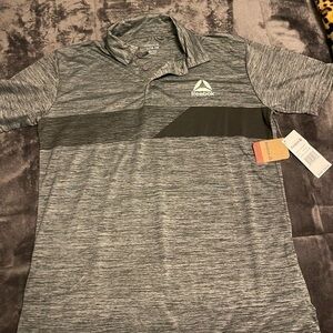 Reebok Men's Gray Polo Shirt